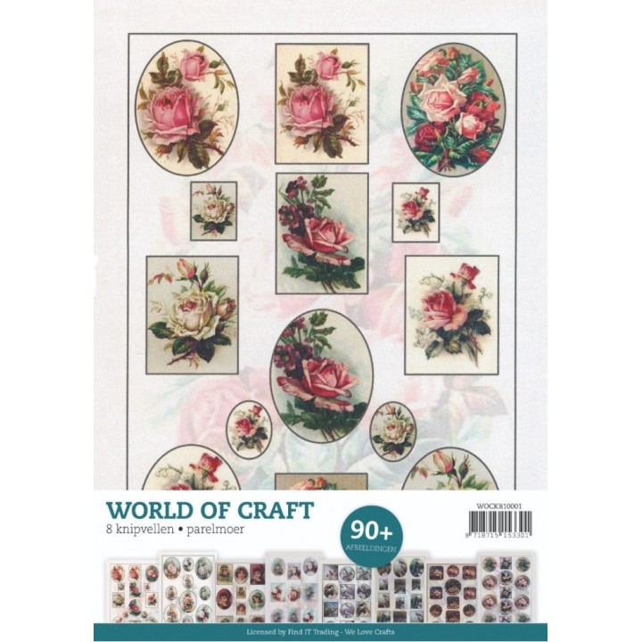 (WOCKB10001)3D Cutting sheets set Pearlescent - WOC - Flowers and Animals 1