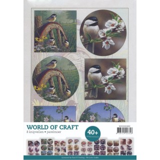 (WOCKB10002)3D Cutting sheets set Pearlescent - WOC - Flowers and Animals 2