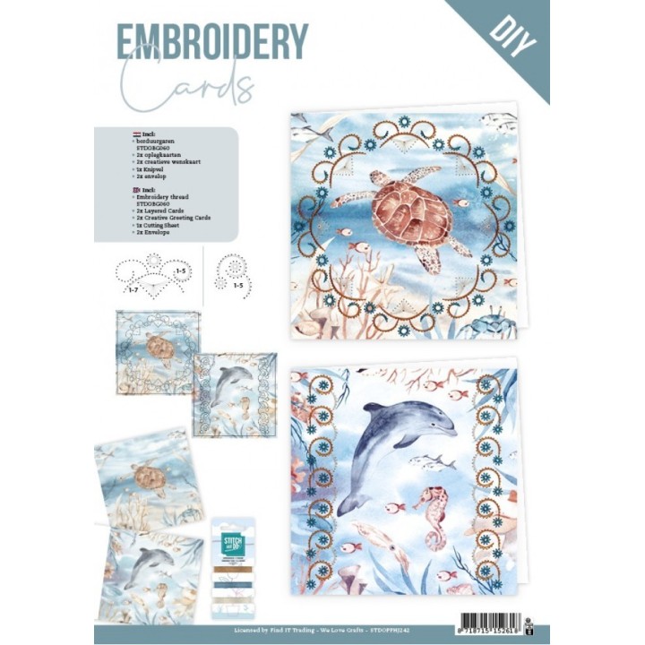 (STDOPPHJ242)Stitch and Do Cards - HJ 242 Set