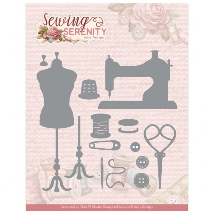 (ADD10334)Dies - Amy Design - Sewing Serenity - Sewing Accessories