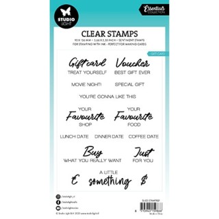 (SL-ES-STAMP821)Studio light SL Stamp Gift card Essentials nr.821