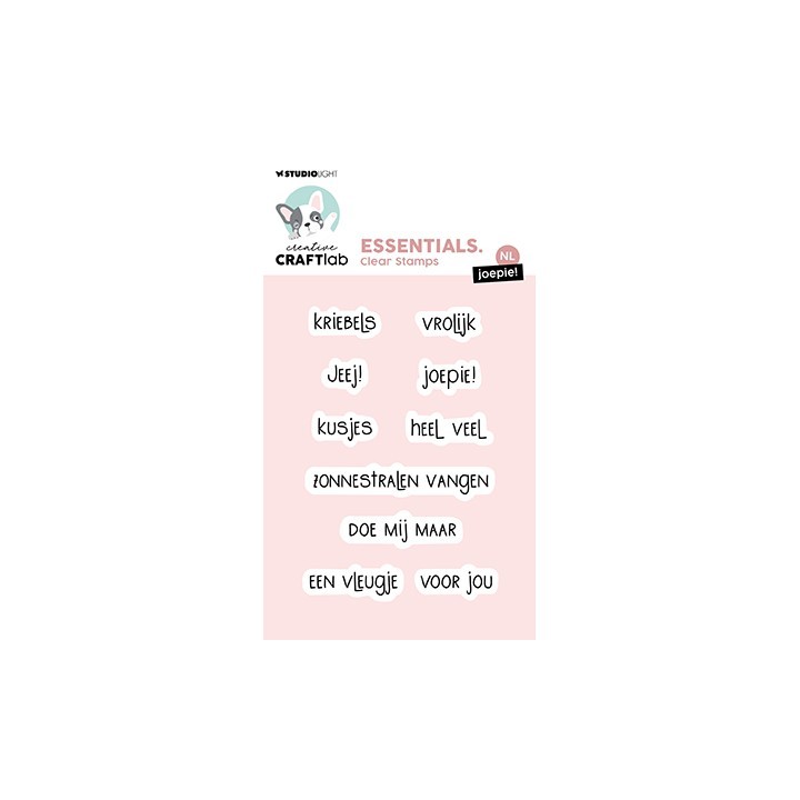 (CCL-ES-STAMP834)Studio light Stamp NL Joepie Essentials nr.834