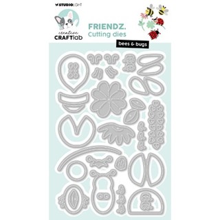 (CCL-FR-CD1009)Studio Light Cutting Die Bees & bugs Friendz nr.1009