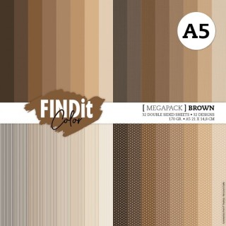 (FITCPPA5001)Findit Color - Megapack - Brown - A5