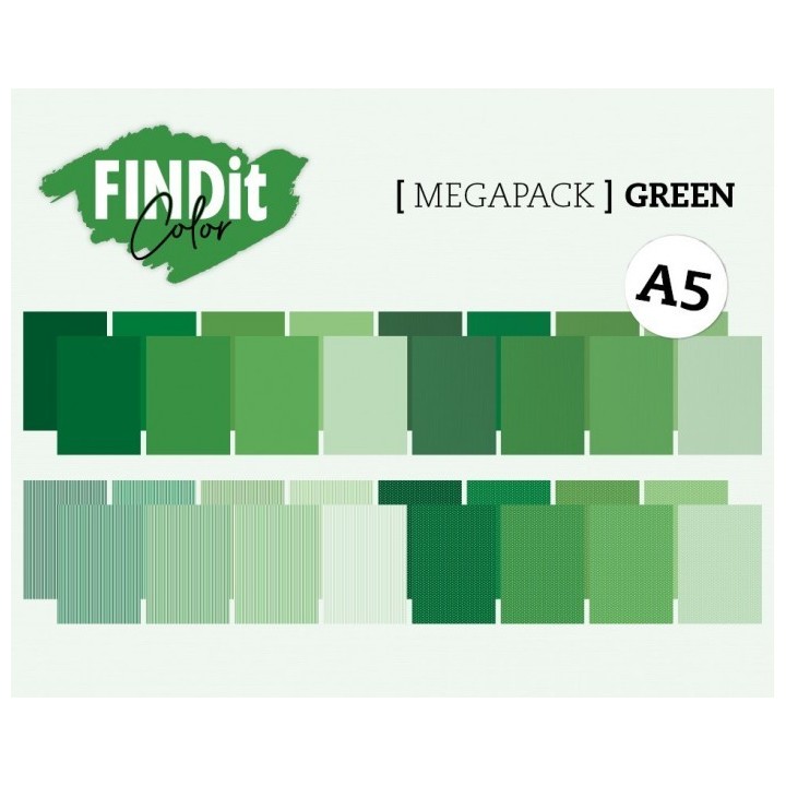 (FITCPPA5002)Findit Color - Megapack - Christmas Green - A5
