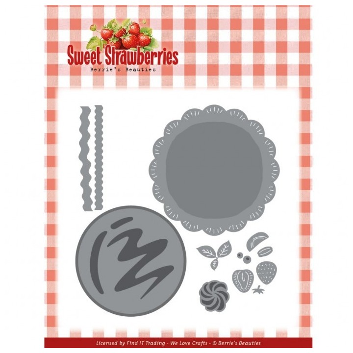 (BBD10045)Dies - Berries Beauties - Sweet Strawberries - Strawberry Pie