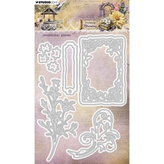 (JMA-GB-CD1013)Studio Light Cutting Die Decoration pieces Growing & Blooming nr.1013