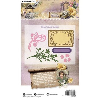 (JMA-GB-CD1013)Studio Light Cutting Die Decoration pieces Growing & Blooming nr.1013