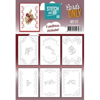 (COSTDOA610027)Stitch and Do - Cards Only A6 - Set 27