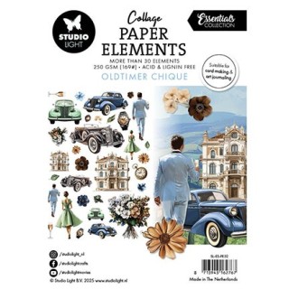 (SL-ES-PE32)Studio Light SL Paper Elements Oldtimer Chique Essentials nr.32