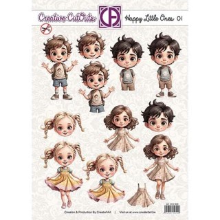 (CCO-004)3D Creative CutOuts Happy Little ones 01