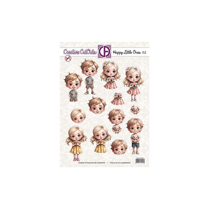 (CCO-005)3D Creative CutOuts Happy Little ones 02