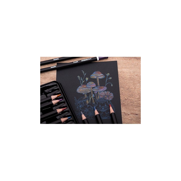 (SL-CO-PENC02)StudioLight Pencils 12 Colors with metallic finish Essentials nr.02