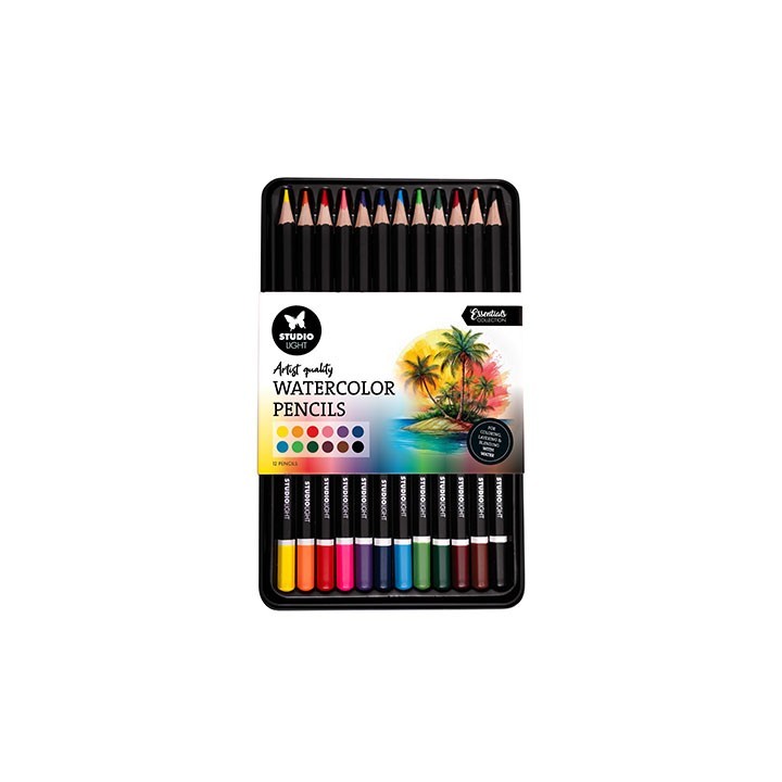 (SL-CO-PENC03)StudioLight Pencils 12 Watercolor pencils Essentials nr.03