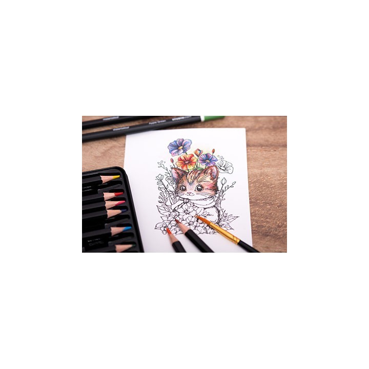 (SL-CO-PENC03)StudioLight Pencils 12 Watercolor pencils Essentials nr.03