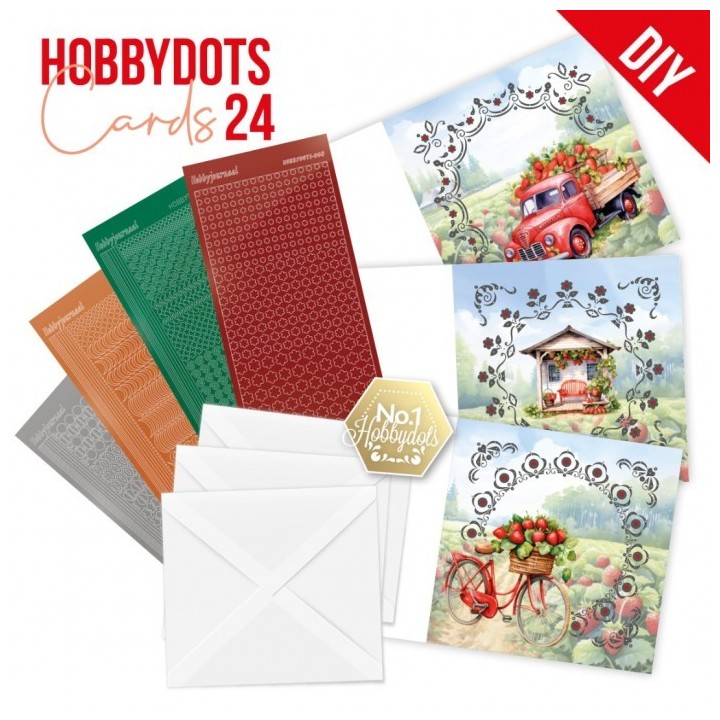 (DODOPP024)Dot and Do Cards 24 - Berries Beauties - Strawberries