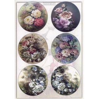 (WOC10047)Cutting Sheet - WOC - nr 47 - Roses 2
