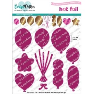 (CDHF-0076)CarlijnDesign Hot Foil Plate Small Balloons