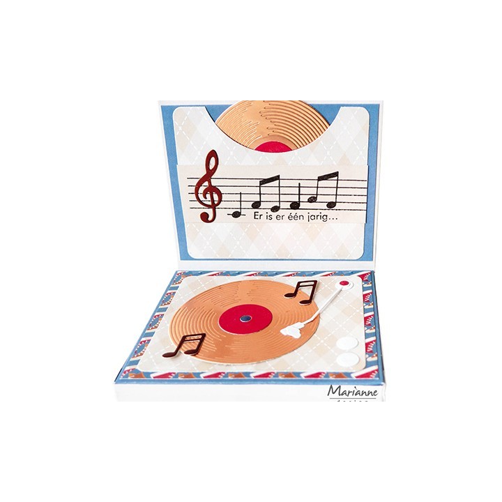 (CS1175)Clear stamp Musical notes