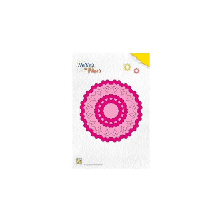 (MFD054)Multi Frame Die incire round 6