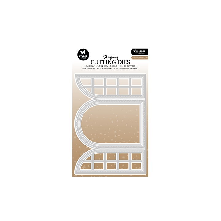 (SL-ES-CD1019)Studio Light Cutting Die Window folding card Essentials nr.1019