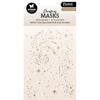 (SL-ES-MASK352)Studio light stencil Magical swirl Essentials nr.352