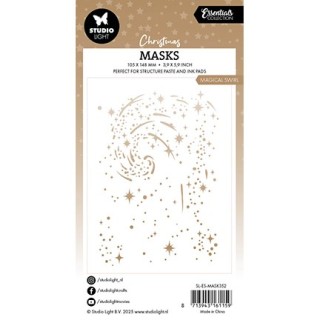 (SL-ES-MASK352)Studio light stencil Magical swirl Essentials nr.352