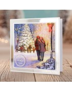 (11-DCD616)Katy Sue Designs A Christmas Walk 3D Die-Cut Decoupage (3pcs)