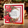 (11-DCD731)Katy Sue Designs Christmas Flowers 3D Die-Cut Decoupage (3pcs)