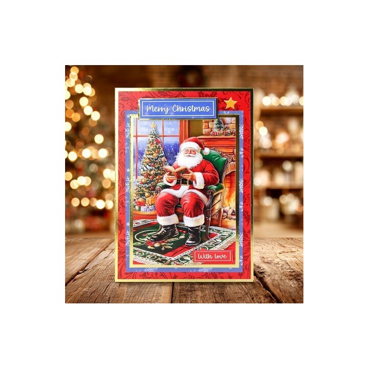 (11-DCD734)Katy Sue Designs Santa's Story 3D Die-Cut Decoupage (3pcs)