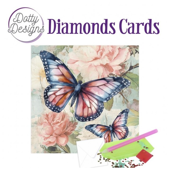 (DDDC1185)Dotty Designs Diamond Cards - Flutter Flair 1