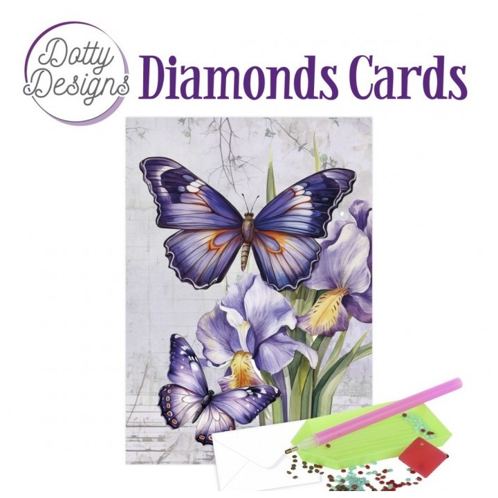 (DDDC1186)Dotty Designs Diamond Cards - Flutter Flair 2