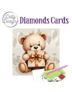 (DDDC1187)Dotty Designs Diamond Cards - Teddy 1
