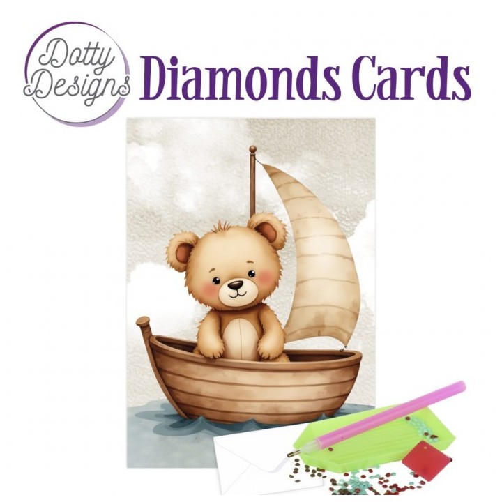 (DDDC1188)Dotty Designs Diamond Cards - Teddy 2