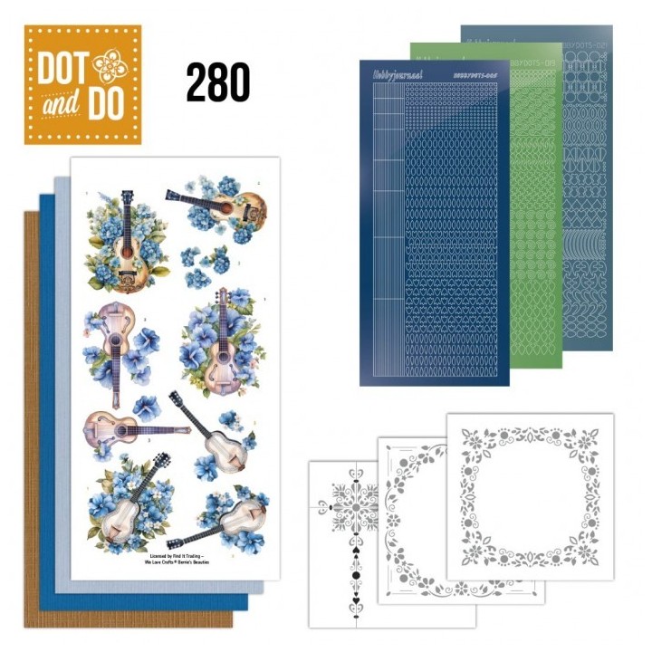 (DODO280)Dot and Do 280 - Berries Beauties - Blue Meadow