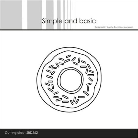 (SBD562)Simple and Basic Dougnuts and Sprinkles Dies