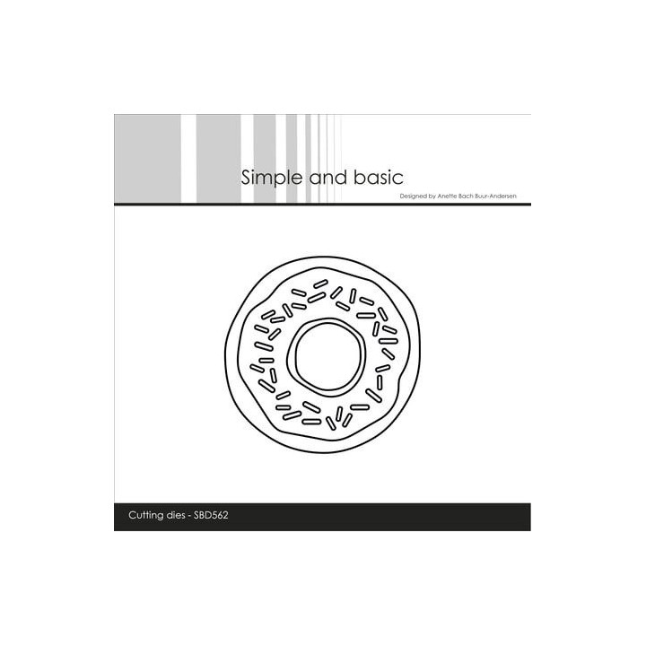 (SBD562)Simple and Basic Dougnuts and Sprinkles Dies