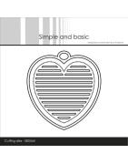 (SBD564)Simple and Basic All Lined up - Heart Dies
