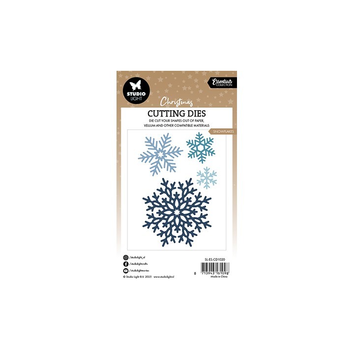 (SL-ES-CD1020)Studio Light Cutting Die Snowflakes Essentials nr.1020