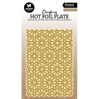 (SL-ES-HFP02)Studio Light Hot Foil Plate Snow pattern Essentials nr.02