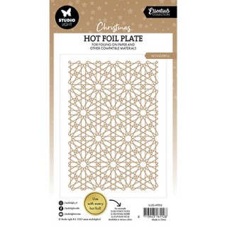(SL-ES-HFP02)Studio Light Hot Foil Plate Snow pattern Essentials nr.02