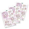 (11-DCD534)Katy Sue Designs Baby Girl with Moon 3D Die-Cut Decoupage (3pcs)