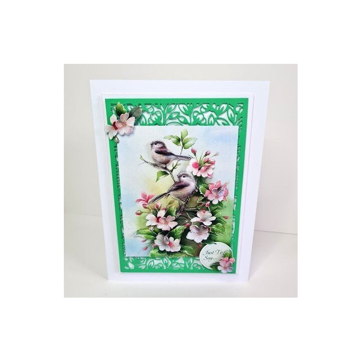(11-DCD528)Katy Sue Designs Birds in Blossom 3D Die-Cut Decoupage (3pcs)