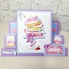 (11-DCD572)Katy Sue Designs Birthday Layer Cake 3D Die-Cut Decoupage (3pcs)