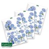 (11-DCD665)Katy Sue Designs Blue Hydrangeas 3D Die-Cut Decoupage (3pcs)