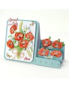 (11-DCD667)Katy Sue Designs Corn Poppies 3D Die-Cut Decoupage (3pcs)