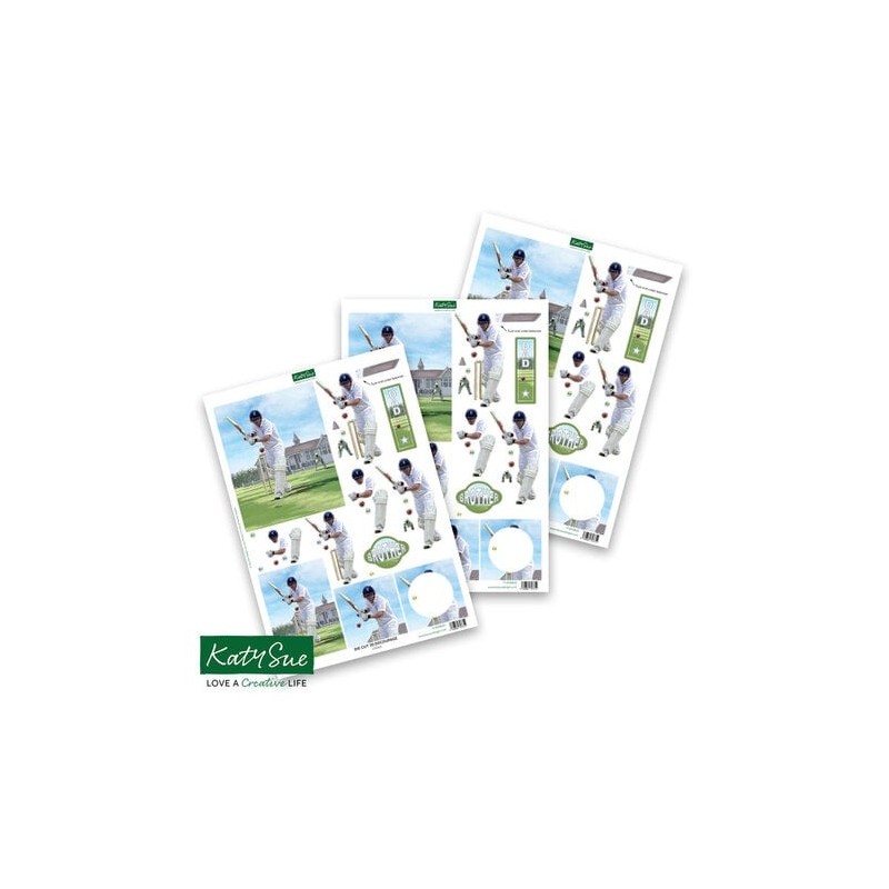 (11-DCD625)Katy Sue Designs Cricket 3D Die-Cut Decoupage (3pcs)