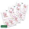 (11-DCD646)Katy Sue Designs Filled with Flowers 3D Die-Cut Decoupage (3pcs)