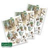 (11-DCD620)Katy Sue Designs Gardeners Corner 3D Die-Cut Decoupage (3pcs)