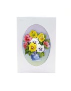 (11-DCD505)Katy Sue Designs Pots of Flowers 3D Die-Cut Decoupage (3pcs)